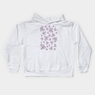 Feel Blueberry Summer Pattern Kids Hoodie